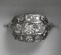 1940s Platinum Diamond Engagement Ring 1940s Platinum Diamond Engagement Ring